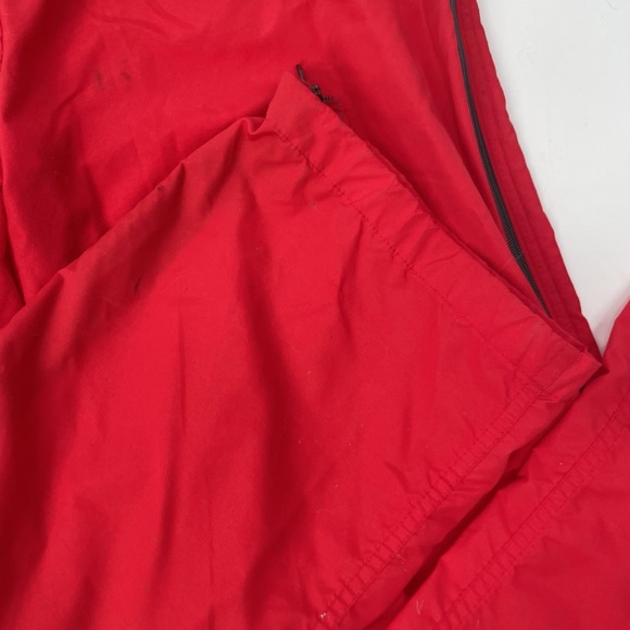 Vintage 90s LL Bean Full Side Zip Pants Women M Red Hiking Outdoor Breakaway - Picture 9 of 13
